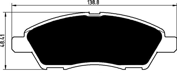 Porterfield Brake Pads for 2015 NISSAN Versa Note FR SPORT