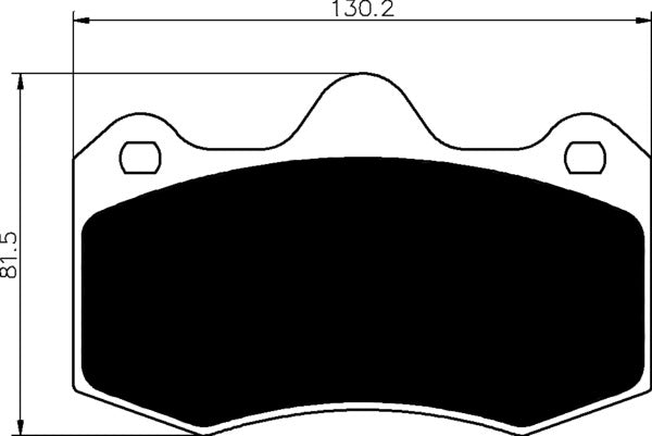 Porterfield Brake Pads for 2012 LOTUS EVORA FR SPORT