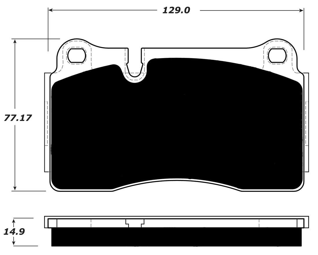 Porterfield Brake Pads for 2012 AUDI TT Quattro- TTRS FR SPORT