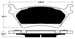 Porterfield Brake Pads for 2013 FORD F150 4WD FR SPORT
