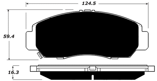 Porterfield Brake Pads for 2012 HONDA CIVIC Sedan GX FR SPORT