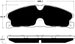 Porterfield Brake Pads for 2016 FORD TAURUS Police FR SPORT