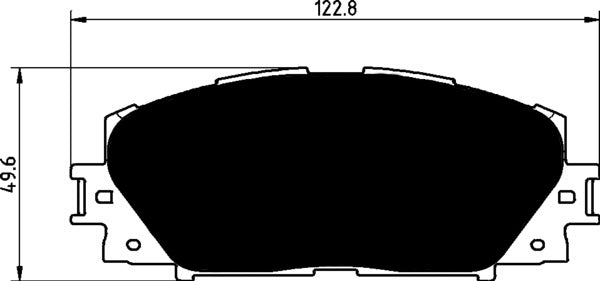 Porterfield Brake Pads for 2015 TOYOTA YARIS FR SPORT