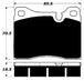Porterfield Brake Pads for 1987 BMW M5 - w/Iron Discs FR SPORT