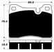 Porterfield Brake Pads for 1984 BMW 735i FR SPORT