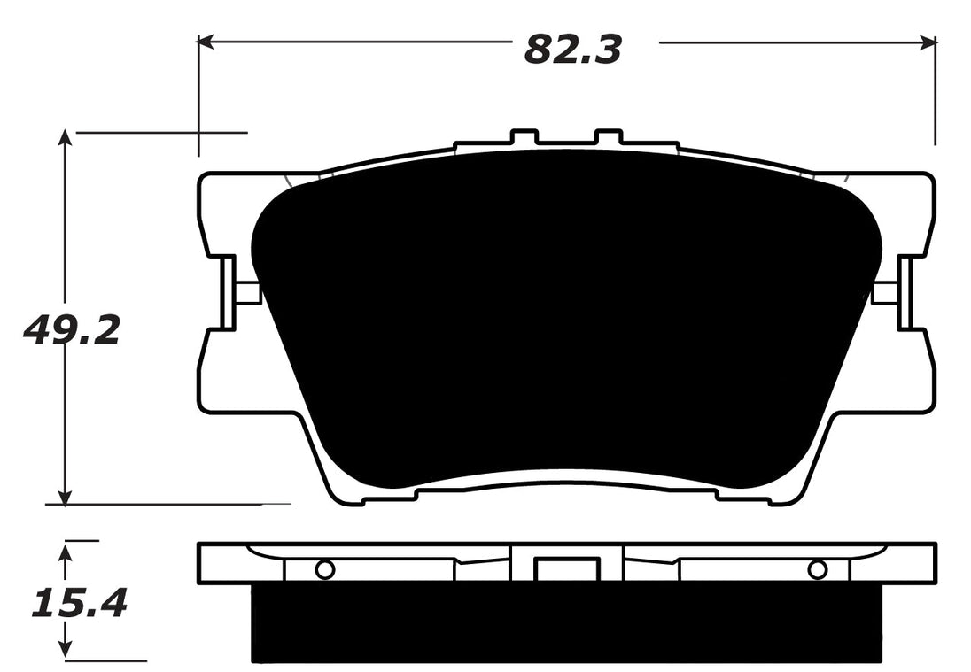 Porterfield Brake Pads for 2012 LEXUS HS 250h FR SPORT