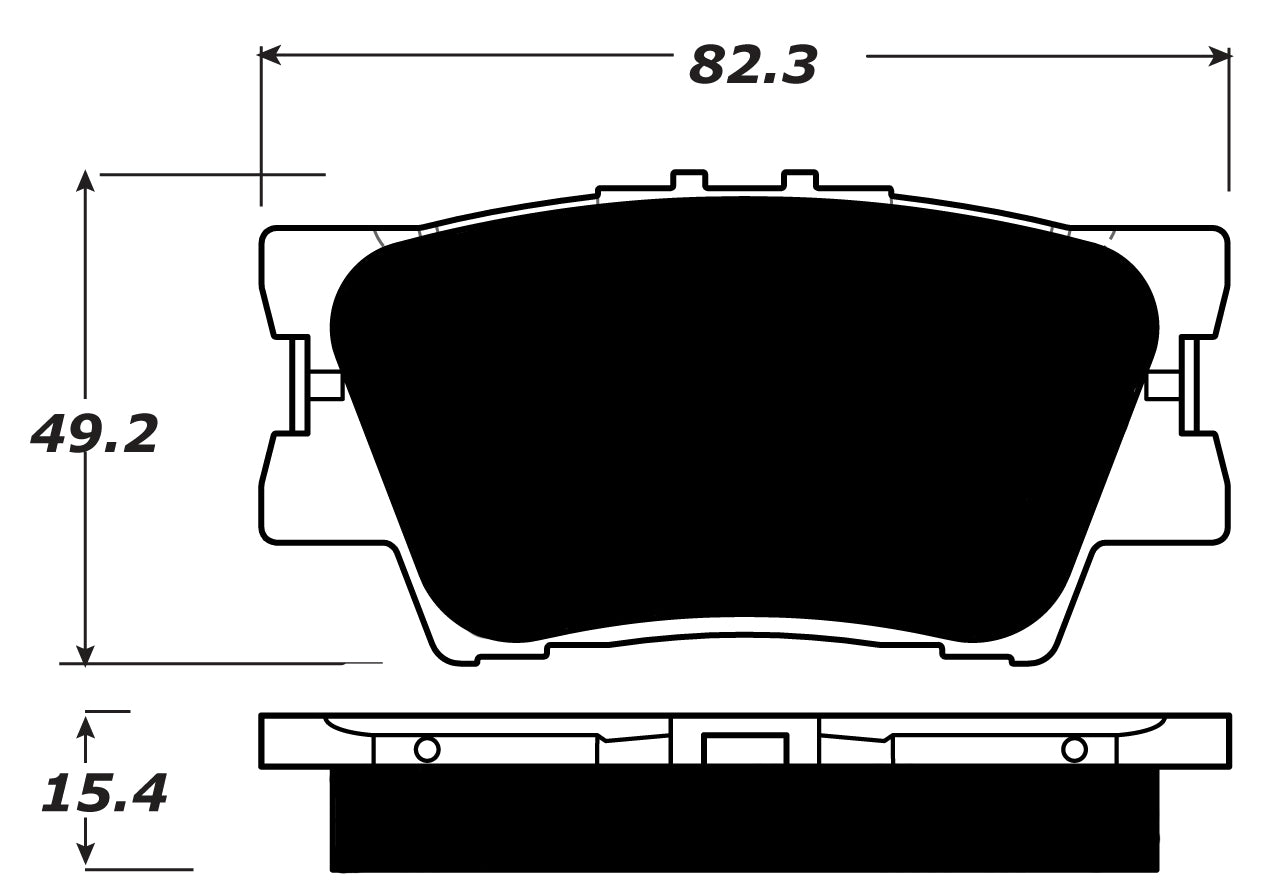 Porterfield Brake Pads for 2012 LEXUS HS 250h FR SPORT