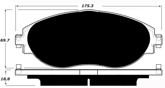 Porterfield Brake Pads for 2016 VOLKSWAGEN GOLF R FR SPORT
