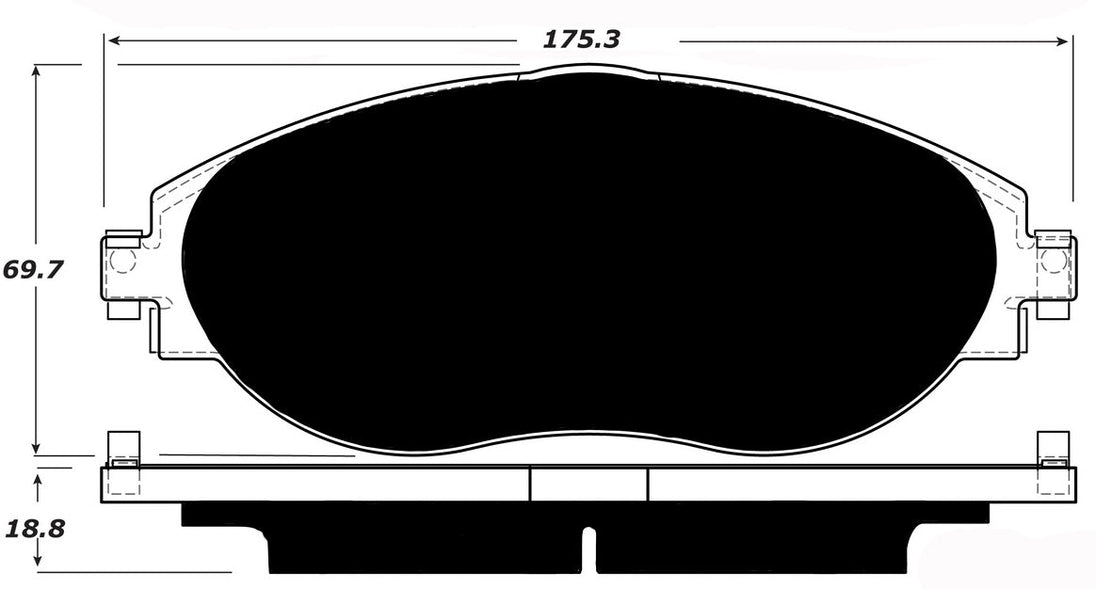 Porterfield Brake Pads for 2015 VOLKSWAGEN GTI - Performance Pkg FR SPORT