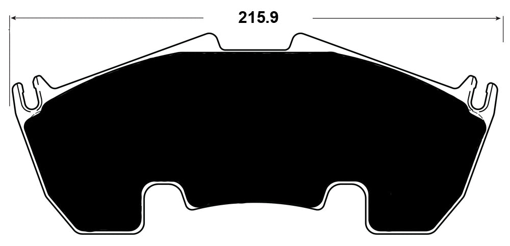 Porterfield Brake Pads for 2010 MERCEDES-BENZ SLR FR SPORT