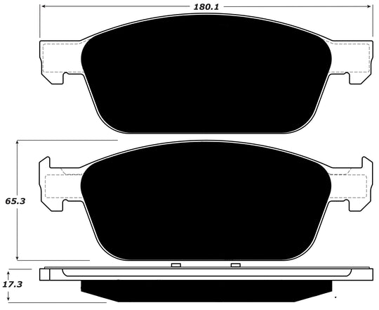 Porterfield Brake Pads for 2016 LINCOLN MKC FR SPORT