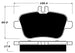 Porterfield Brake Pads for 2015 MERCEDES-BENZ SLK250 Sport Pkg FR SPORT