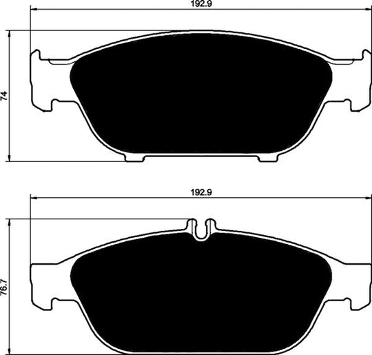 Porterfield Brake Pads for 2014 MERCEDES-BENZ E550 Coupe FR SPORT