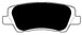 Porterfield Brake Pads for 2016 CADILLAC ATS FR SPORT