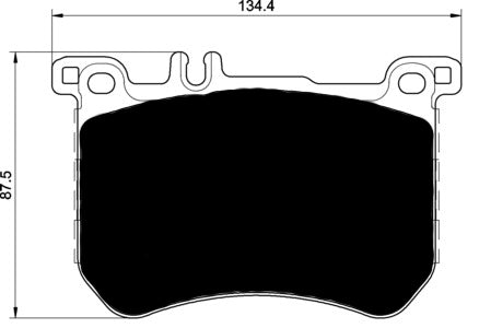 Porterfield Brake Pads for 2019 MERCEDES-BENZ SL450 w/342mm Front Disc FR SPORT