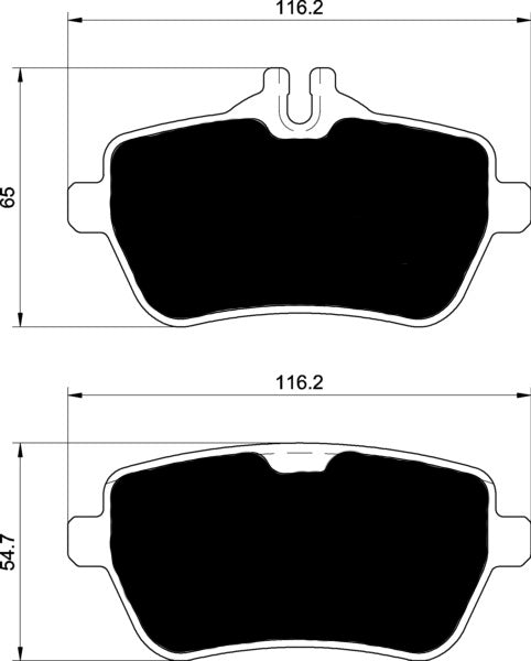 Porterfield Brake Pads for 2016 MERCEDES-BENZ SL400 w/ AMG Sports Pkg FR SPORT