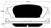 Porterfield Brake Pads for 2017 GMC Yukon Denali 4WD w/6 Piston BBK FR SPORT