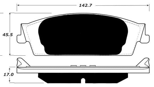 Porterfield Brake Pads for 2015 CHEVROLET SILVERADO 1500 2WD FR SPORT
