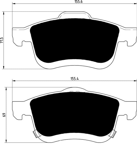 Porterfield Brake Pads for 2018 FIAT 500L FR SPORT