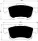 Porterfield Brake Pads for 2018 FIAT 500L FR SPORT