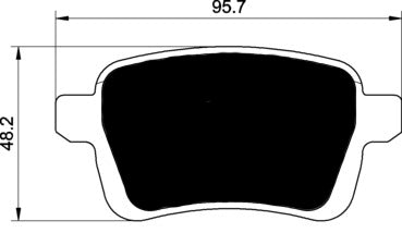 Porterfield Brake Pads for 2016 FIAT 500L FR SPORT