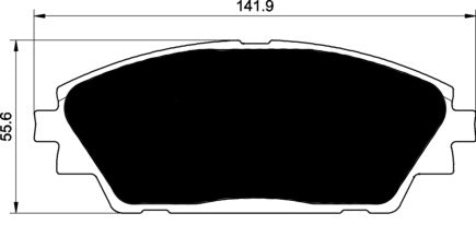 Porterfield Brake Pads for 2014 MAZDA 3 (JAPAN BUILD) FR SPORT