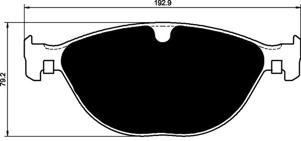 Porterfield Brake Pads for 2015 JAGUAR F-TYPE R FR SPORT