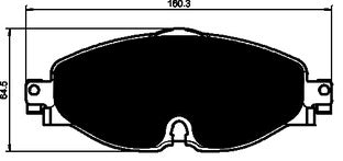 Porterfield Brake Pads for 2015 VOLKSWAGEN GTI (Exc Perf. Pkg) FR SPORT