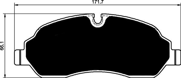 Porterfield Brake Pads for 2017 FORD TRANSIT FR SPORT