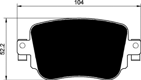 Porterfield Brake Pads for 2016 VOLKSWAGEN Golf Wagon/Alltrack - 4 Door FR SPORT