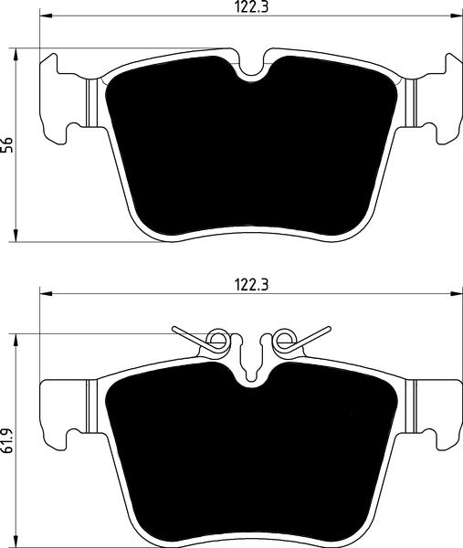 Porterfield Brake Pads for 2017 MERCEDES-BENZ C300 4MATIC SEDAN AMG FR SPORT