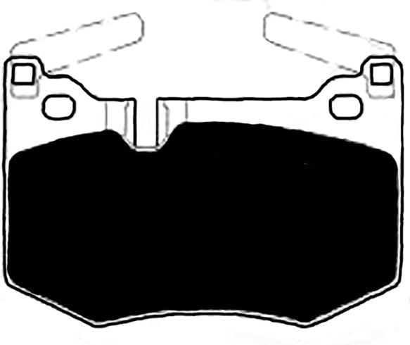 Porterfield Brake Pads for 2017 LEXUS GS F FR SPORT