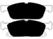 Porterfield Brake Pads for 2016 LINCOLN MK X FR SPORT