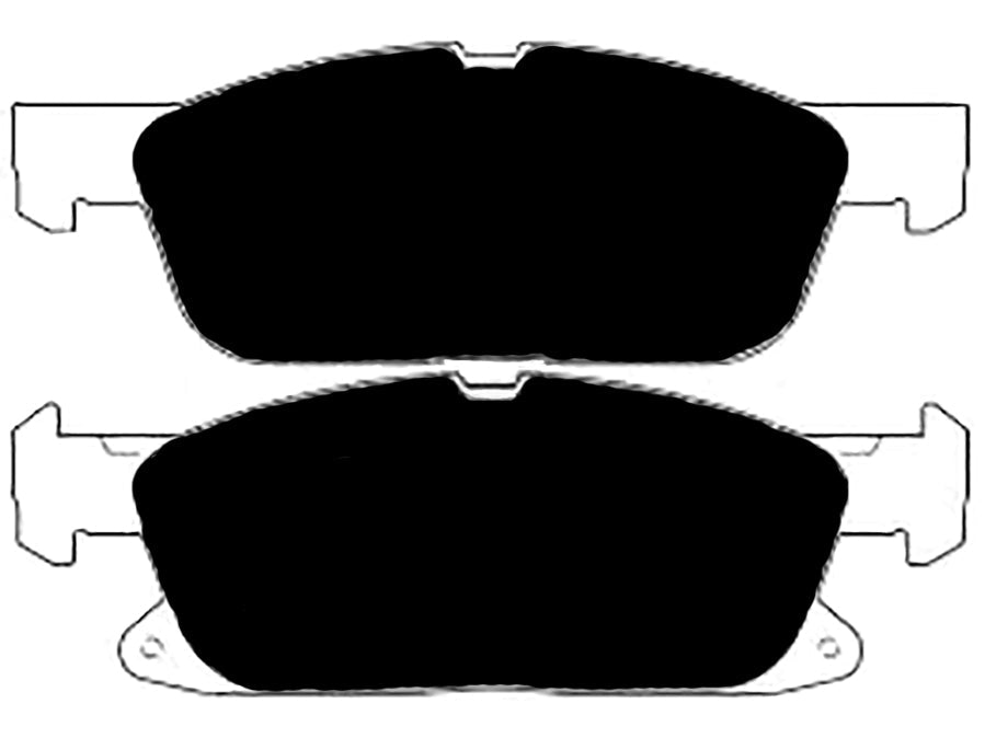 Porterfield Brake Pads for 2016 LINCOLN MK X FR SPORT