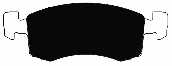 Porterfield Brake Pads for 1987 DODGE DAYTONA w/Rear Drums FR SPORT