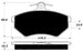 Porterfield Brake Pads for 1989 VOLKSWAGEN JETTA Gli FR SPORT