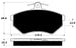 Porterfield Brake Pads for 1989 VOLKSWAGEN JETTA Gli FR SPORT