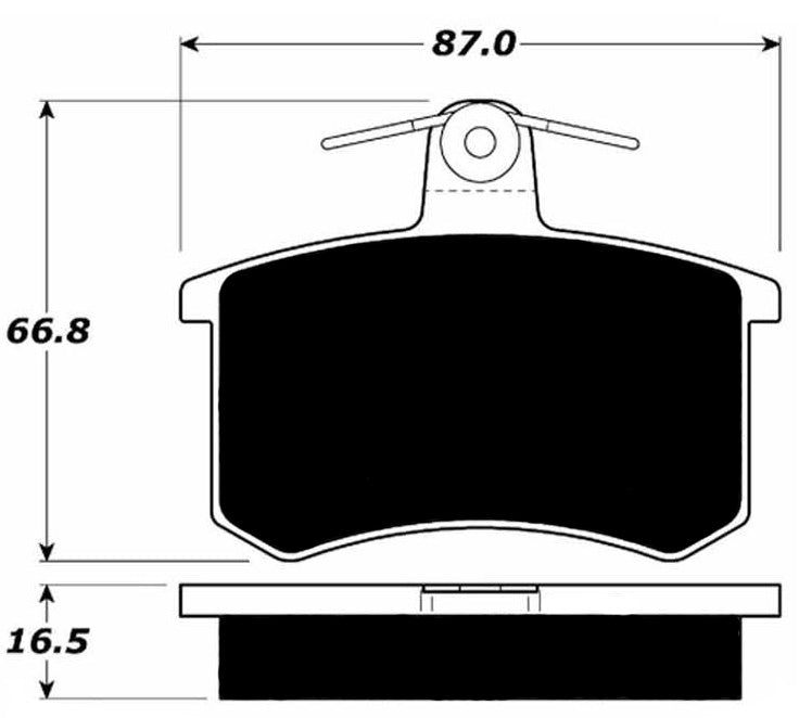 Porterfield Brake Pads for 1991 AUDI 100 Quattro FR SPORT