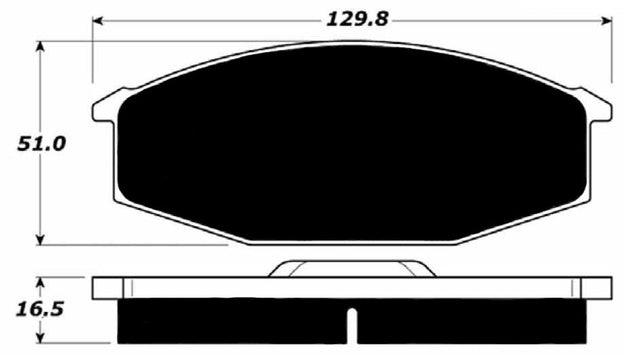 Porterfield Brake Pads for 1981 NISSAN 280ZX Turbo FR SPORT