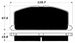Porterfield Brake Pads for 1988 TOYOTA COROLLA Coupe GTS FR SPORT