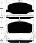 Porterfield Brake Pads for 1990 LOTUS ESPRIT FR SPORT