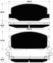 Porterfield Brake Pads for 1990 LOTUS ESPRIT FR SPORT