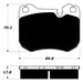 Porterfield Brake Pads for 1989 PORSCHE 944 FR SPORT