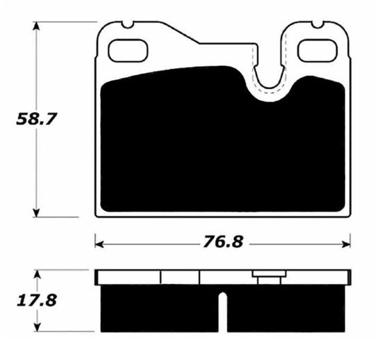 Porterfield Brake Pads for 1984 PORSCHE 928 FR SPORT