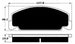 Porterfield Brake Pads for 1997 HONDA CIVIC Del Sol Si w/o ABS FR SPORT