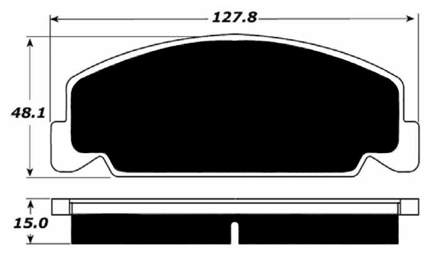 Porterfield Brake Pads for 1996 HONDA CIVIC Sedan LX w/o ABS FR SPORT