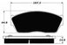 Porterfield Brake Pads for 1985 HONDA CIVIC 1300 FR SPORT