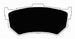 Porterfield Brake Pads for 1985 HONDA PRELUDE DX FR SPORT