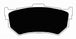 Porterfield Brake Pads for 1985 HONDA PRELUDE DX FR SPORT