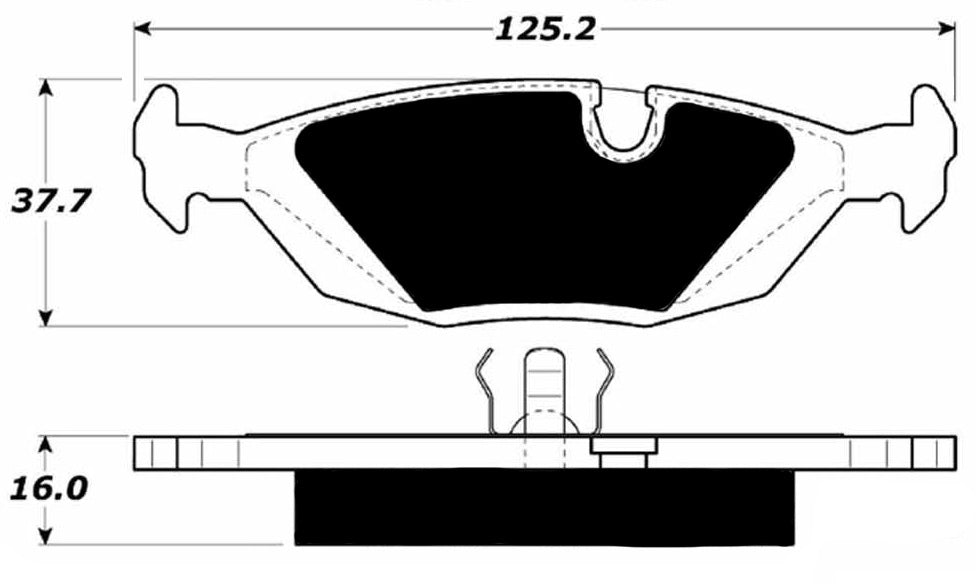 Porterfield Brake Pads for 1990 BMW 325 Series E30 FR SPORT